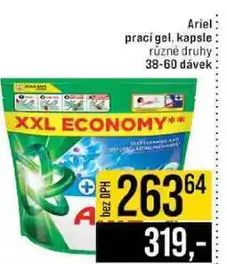Jip Ariel praci gel, kapsle různé druhy 38-60 dávek nabídka