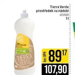 Jip Tierra Verde prostředek na nádobí citron nabídka