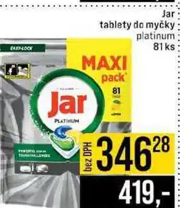 Jip Jar tablety do myčky platinum 81 ks nabídka