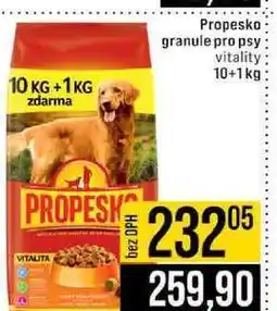 Jip Propesko granule pro psy vitality 10+1 kg nabídka