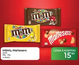 Tamda Foods M&Ms, Maltesers dražé nabídka
