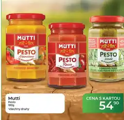 Tamda Foods Mutti Pesto nabídka