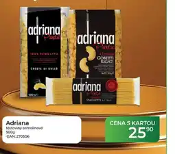 Tamda Foods Adriana těstoviny semollinové nabídka