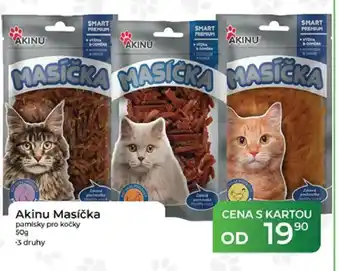 Tamda Foods Akinu Masíčka pamlsky pro kočky nabídka