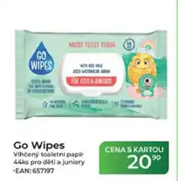 Tamda Foods Go Wipes Vlhčený toaletní papír 44ks pro děti a juniory nabídka