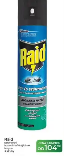Tamda Foods Raid spray proti lezoucímu/létajícímu hmyzu nabídka
