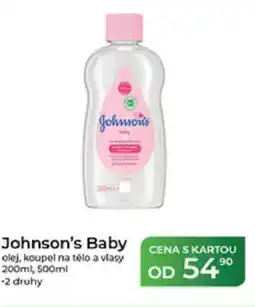 Tamda Foods Johnson's Baby olej, koupel na tělo a vlasy nabídka