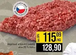 Jip Vepřové a hovězí mleté mix 20% tuku nabídka