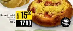 Jip Moravský koláč borůvky jahody nabídka
