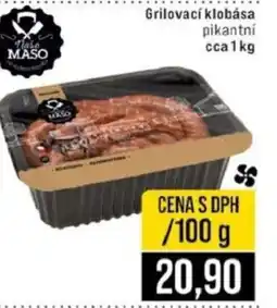 Jip Grilovací klobása pikantní nabídka