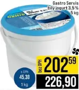 Jip Gastro Servis bily jogurt 3,5% nabídka
