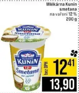 Jip Mlékárna Kunín smetana na vaření 12% nabídka