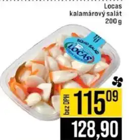 Jip Locas kalamárový salát nabídka