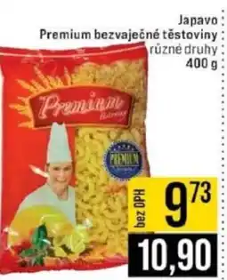 Jip Japavo Premium bezvaječné těstoviny nabídka