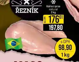 Jip Kuřecí prsa natural 2 kg nabídka