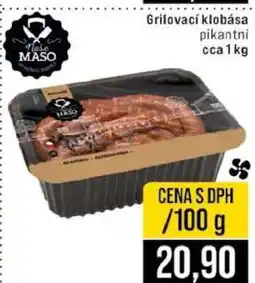 Jip Grilovací klobása pikantní cca 1 kg nabídka