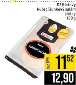 Jip DZ Klatovy kuřecí šunkový salám plátky nabídka