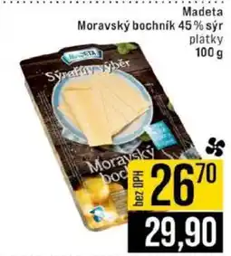 Jip Madeta Moravský bochník 45 % sýr plátky nabídka