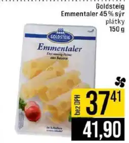 Jip Goldsteig Emmentaler 45 % sýr plátky nabídka