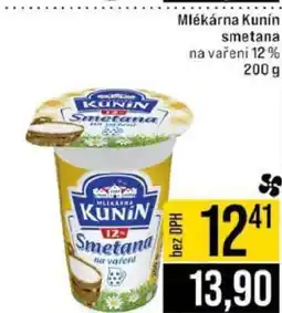 Jip Mlékárna Kunín Smetana nabídka