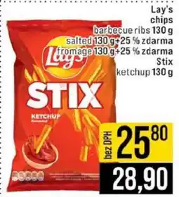 Jip Lay’s Stix ketchup nabídka