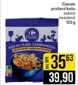 Jip Classic pražené kešu nabídka
