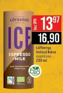 Jip Löfbergs ledová káva espresso 230 ml nabídka