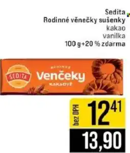 Jip Sedita Rodinné věnečky sušenky kakao vanilka nabídka