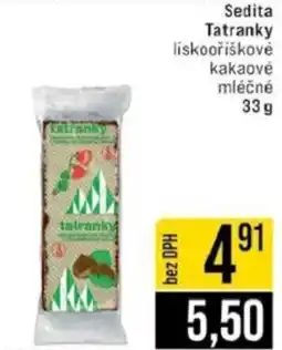 Jip Sedita Tatranky lískooříškovė kakaové mléčné nabídka