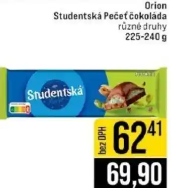 Jip Orion Studentská Pečeť čokoláda nabídka