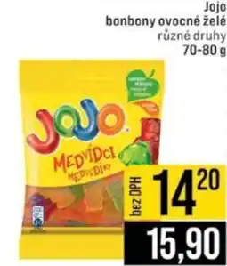 Jip Jojo bonbony ovocné želé nabídka