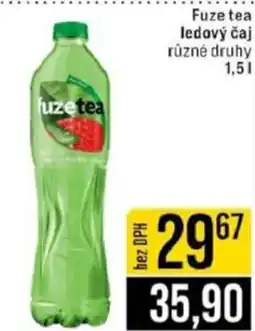 Jip Fuze tea ledový čaj nabídka