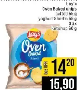 Jip Lay's Oven Baked chips nabídka