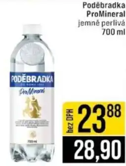 Jip Poděbradka ProMineral jemně perlivá nabídka