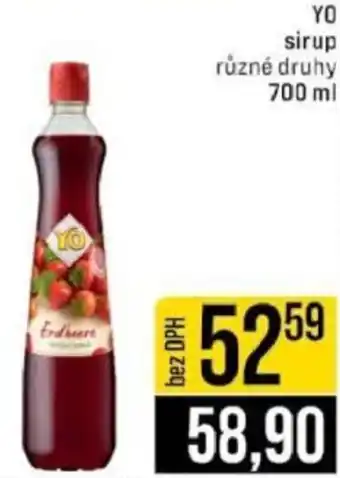 Jip YO sirup nabídka