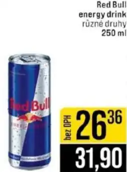 Jip Red Bull energy drink nabídka