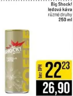 Jip Big Shock! ledová káva nabídka