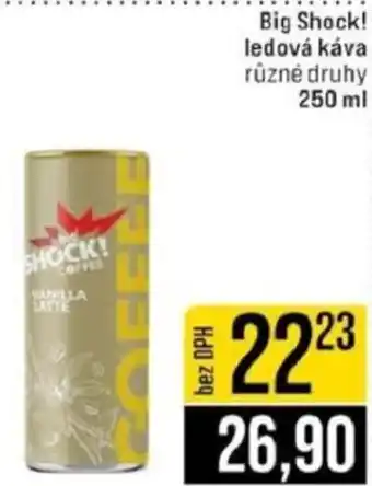 Jip Big Shock! ledová káva nabídka