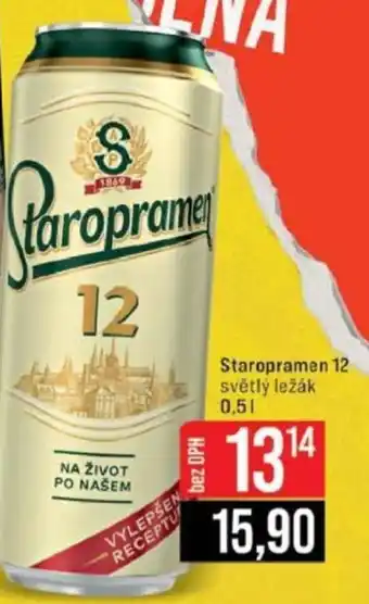 Jip Staropramen 12 světlý ležák nabídka