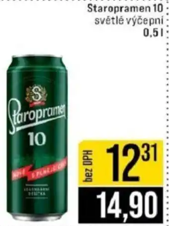 Jip Staropramen 10 světlé výčepní nabídka