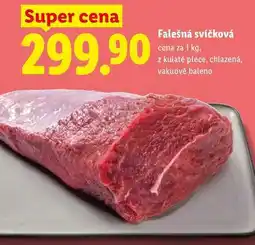 Lidl Falešná svíčková, cena za nabídka