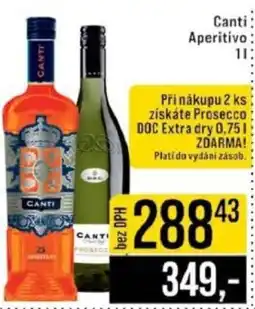 Jip Canti Aperitivo nabídka