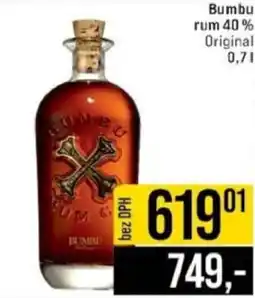 Jip Bumbu rum 40% Original nabídka