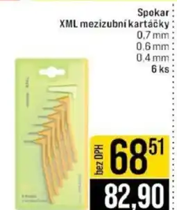 Jip Spokar XML mezizubní kartáčky nabídka