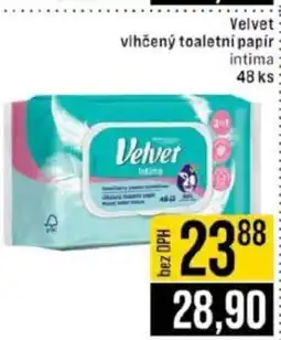 Jip Velvet vlhčený toaletní papír nabídka