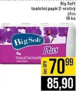 Jip Big Soft toaletní papír 2-vrstvý nabídka