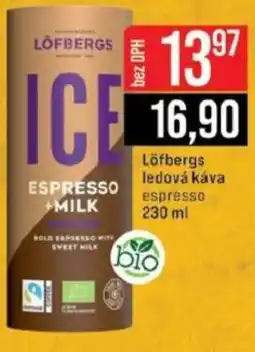 Jip Löfbergs ledová káva espresso nabídka