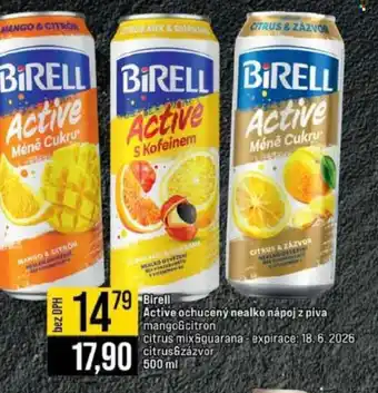 Jip Birell Active ochucený nealko nápoj z piva nabídka