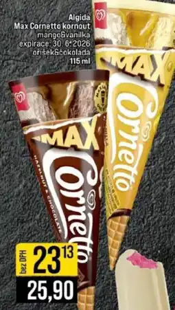 Jip Algida Max Cornetto kornout mango&vanilka nabídka