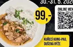Jip Kuřecí kung-pao, dušená rýže nabídka